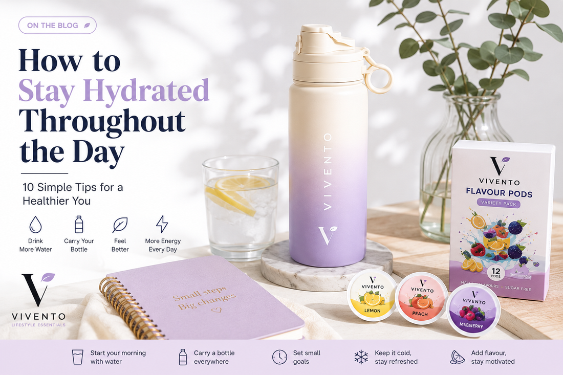 How to Stay Hydrated Throughout the Day: 10 Simple Tips