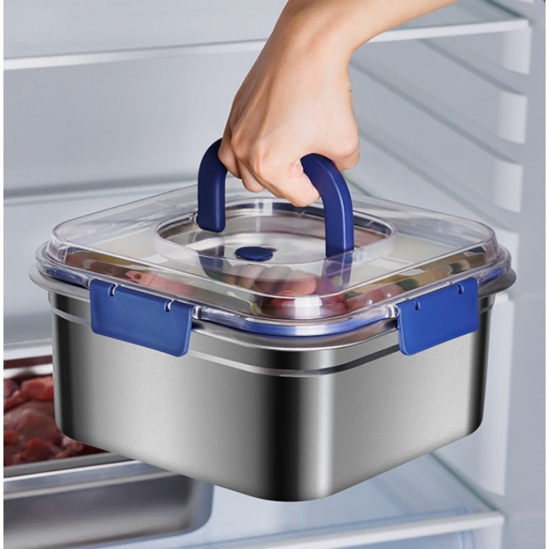 Stainless Steel Lunch Box with Leak-Proof Lid
