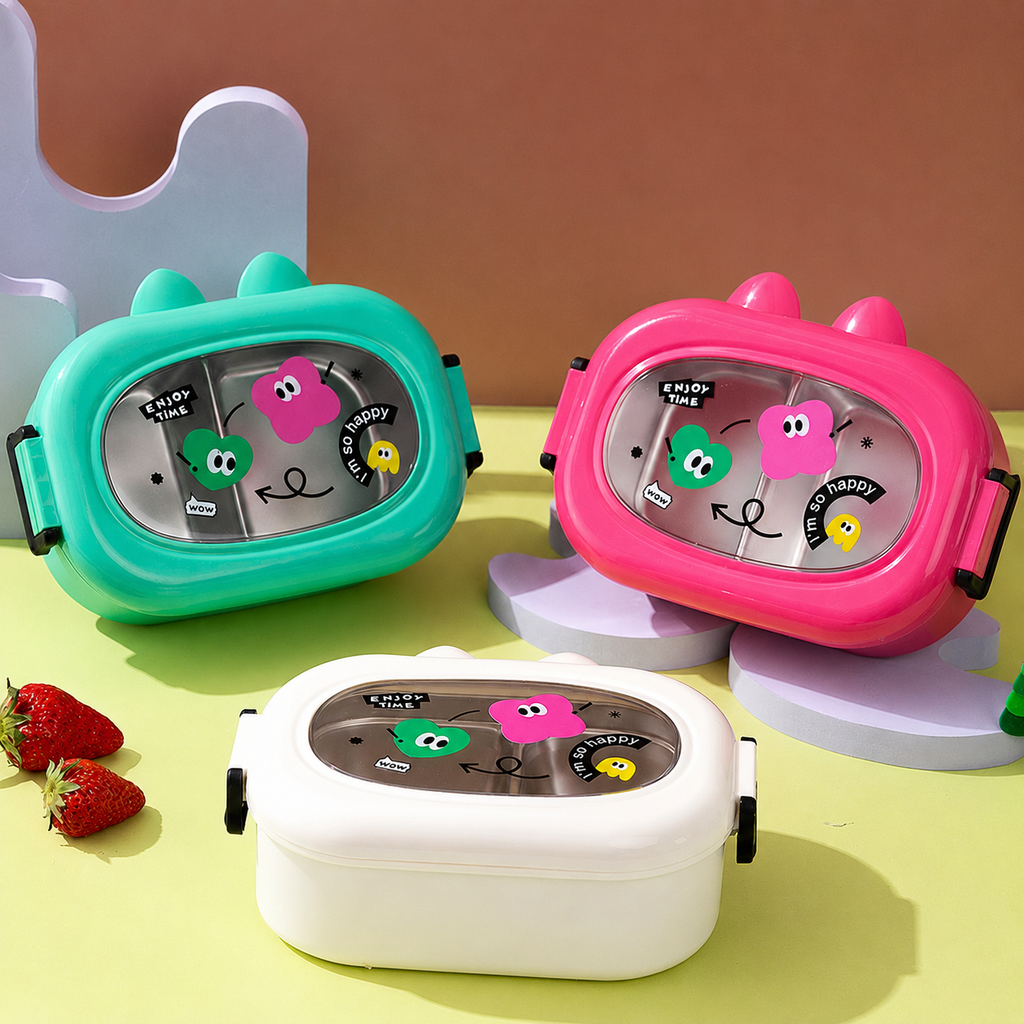 Cute Cartoon Stainless Steel Lunch Box