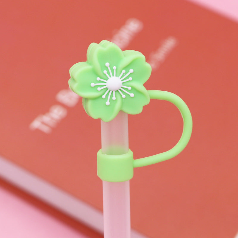 Silicone Straw Cap Charm