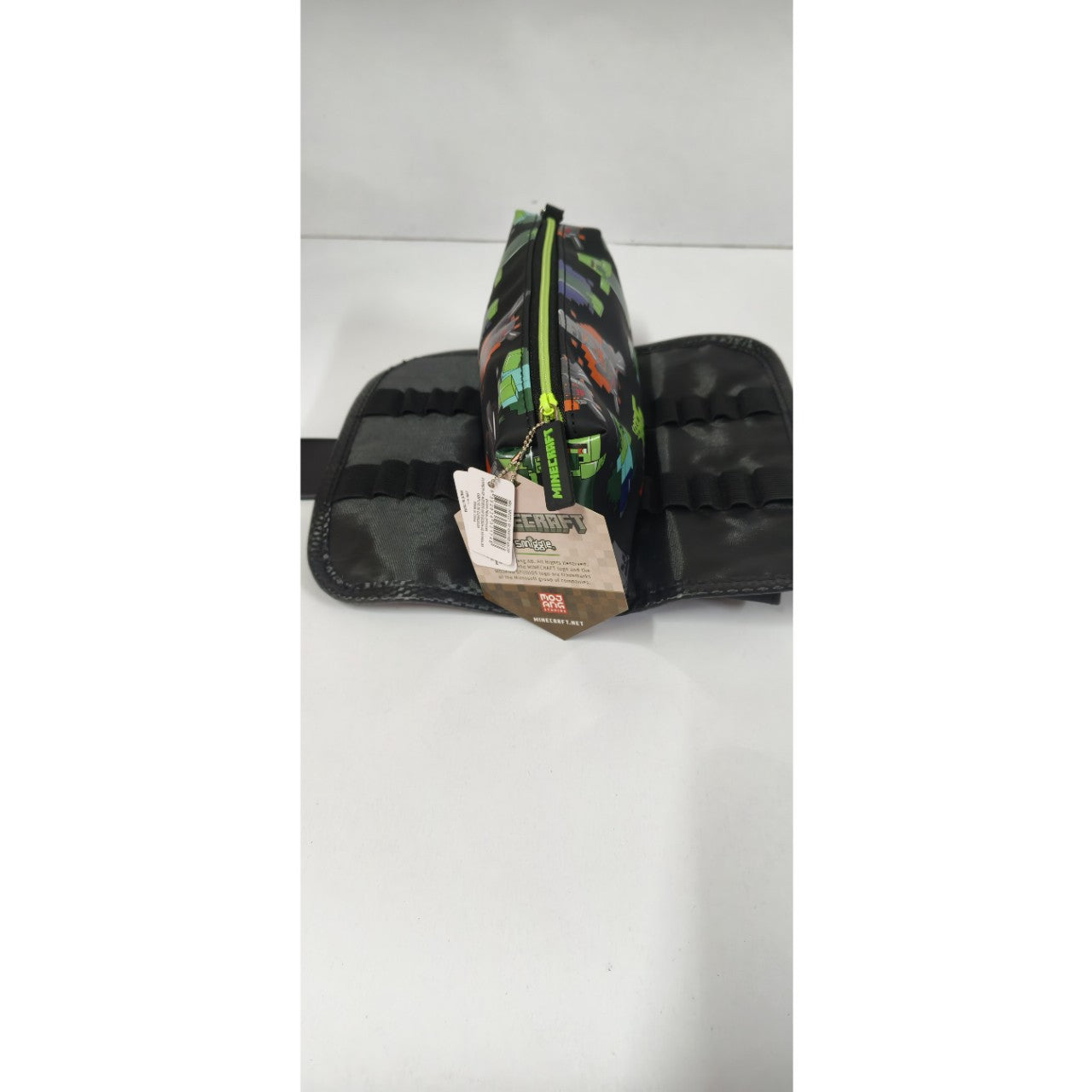 Smiggle Minecraft Creeper Multi-Compartment Pencil Case – Green Edition