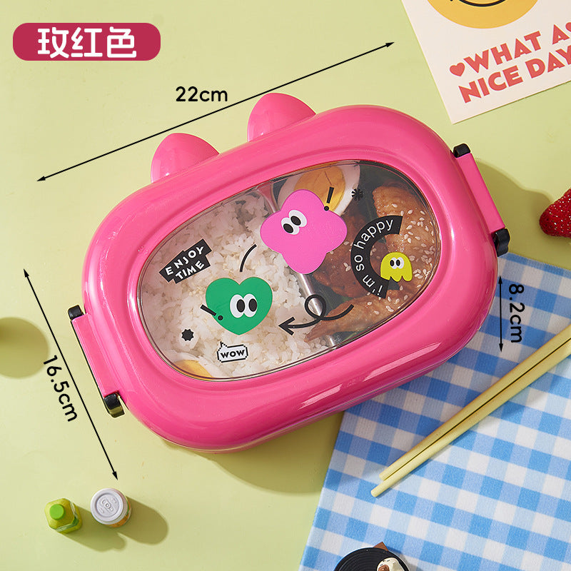Cute Cartoon Stainless Steel Lunch Box