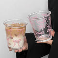 Pink Bow Glass