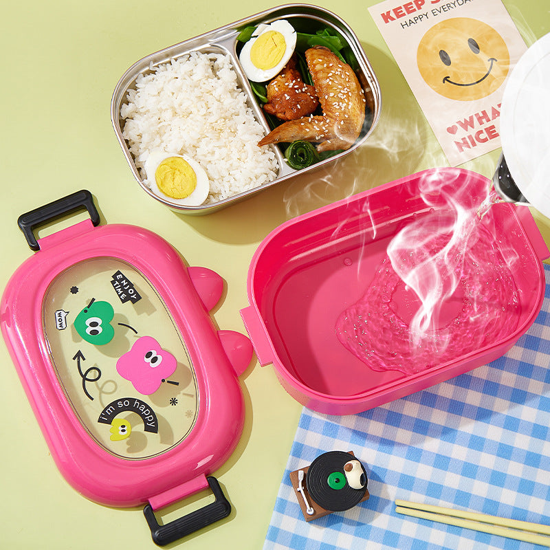 Cute Cartoon Stainless Steel Lunch Box