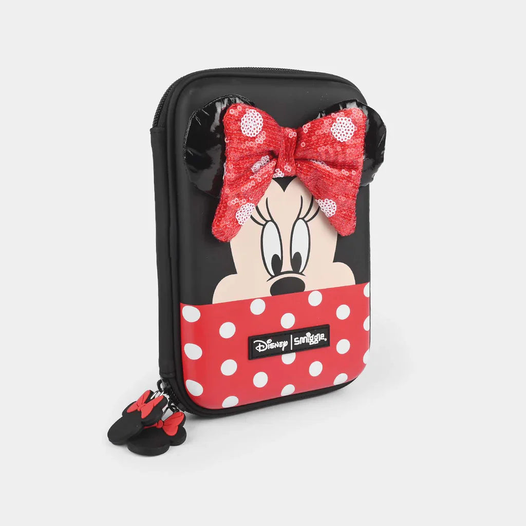 Smiggle Disney Minnie Mouse Hardtop Stationery Box – Large Capacity Pencil Case
